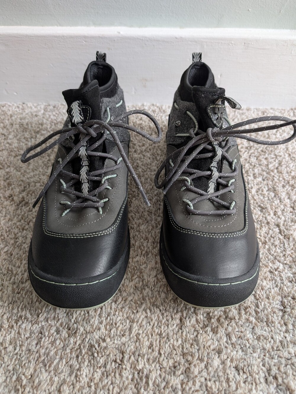Jambu Women's Mountaineer Waterproof Black/Grey Lace-Up Hiking Outdoor Boots 11